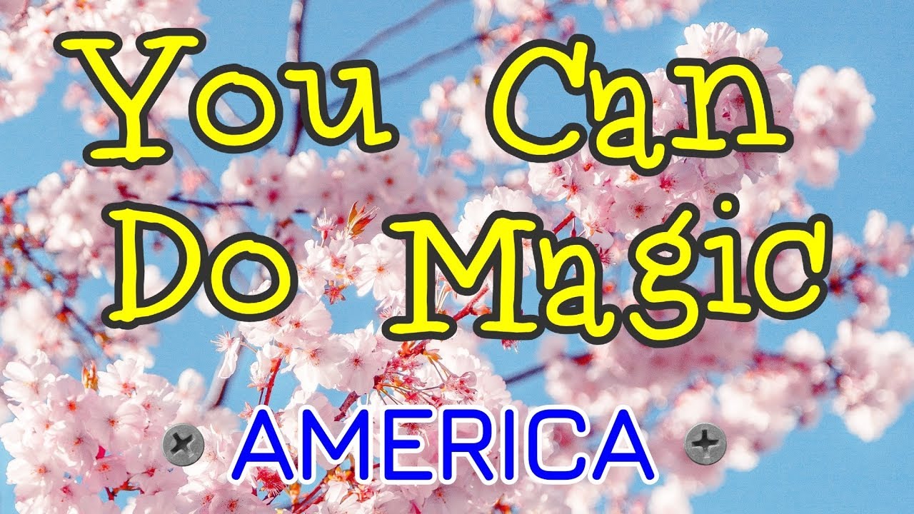 You can do magic america karaoke hd youtube