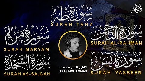 سورة يس + طه + السجدة + الرحمن + مريم || للرزق والشفاء العاجل باذن الله || ستنسى همك 💜