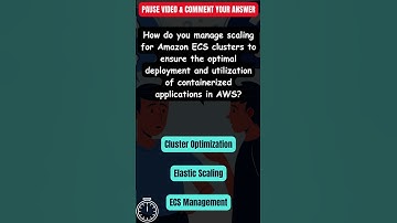 AWS ECS Cluster Scaling | Containerized Application Management | AWS Q&A
