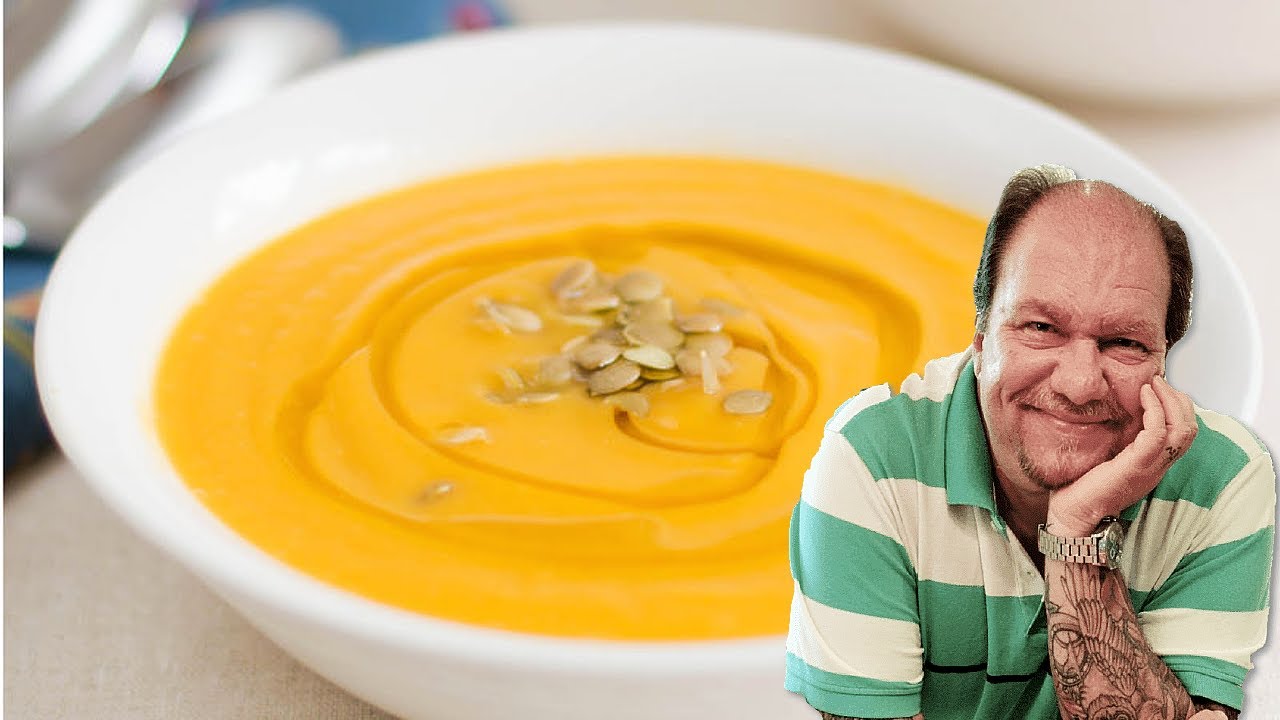 Creamy Pumpkin Soup With Olive Oil   Ken