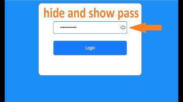 Ẩn hiện password với JavaScript - Show and hide password using JavaScript