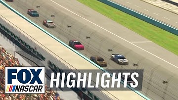 FINAL LAPS: Hamlin passes Dale Jr. to win iRacing