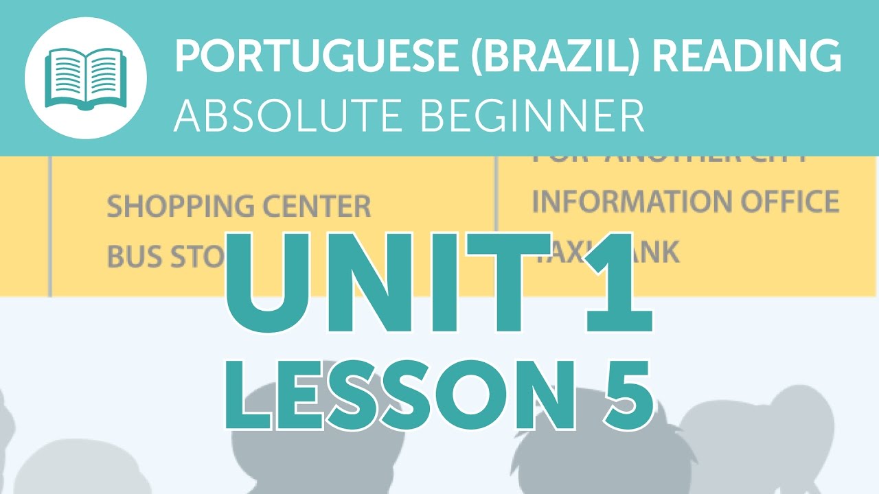 ⁣Portuguese Reading for Absolute Beginners - Taking a Taxi from the Station
