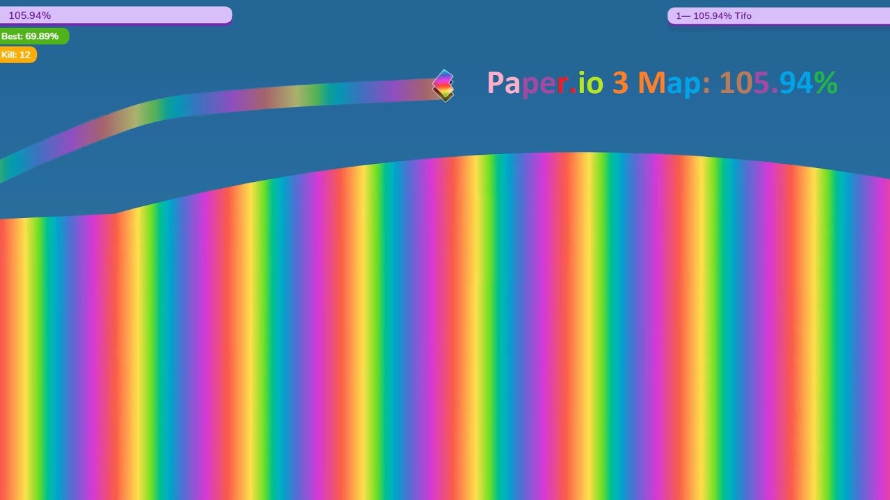 Paper.io 2 Map Control: 100.00% [iscribble.io] 