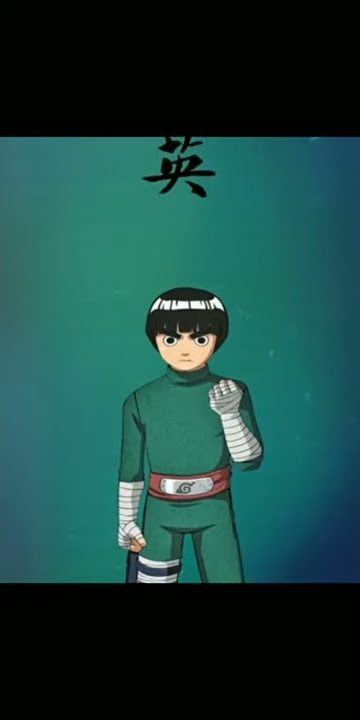 Status wa anime amv Rock Lee keren