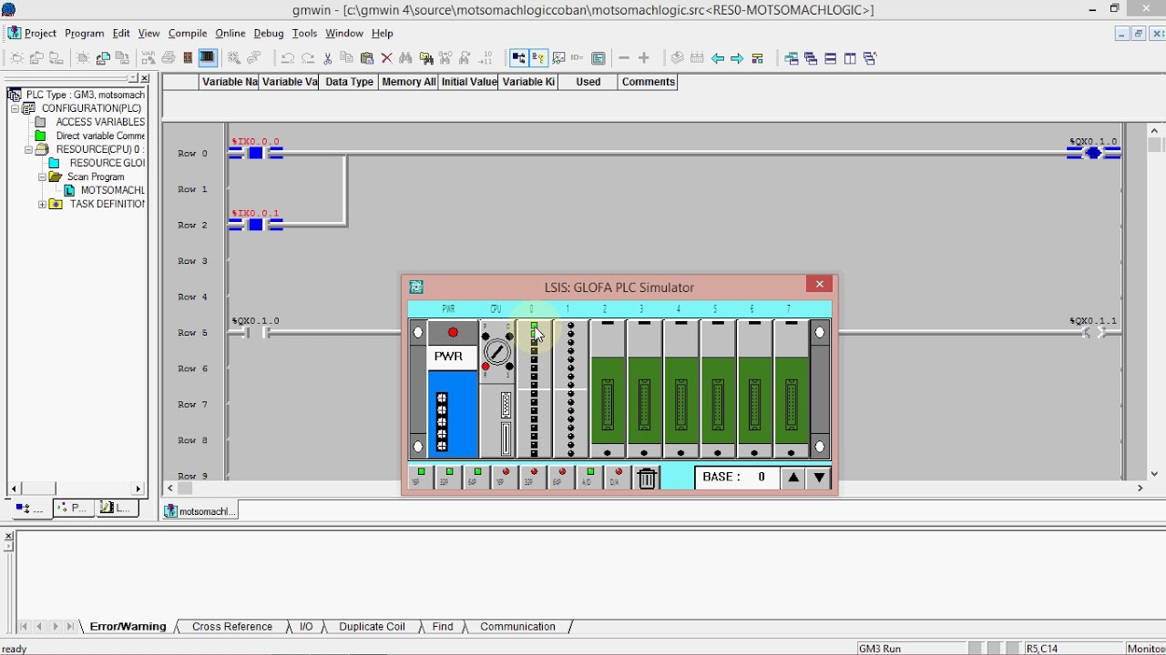 GMWIN4[01] - Giới thiệu phần mềm lập trình PLC - YouTube