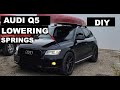 Audi Q5 Lowering Springs Subframe Brace DIY