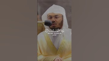 سورة التكوير بتلاوة الشيخ ياسر الدوسري #قرآن_كريم #سورة_التكوير #الشيخ_ياسر_الدوسري #fyp