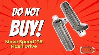 MOVE SPEED 1TB Flash Drive | 8 Reasons NOT to Buy 💔🔥