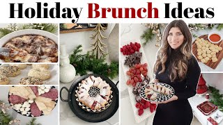 HOLIDAY BRUNCH IDEAS / EASY Holiday Christmas Recipes &amp; Desserts / Holiday Breakfast Recipes