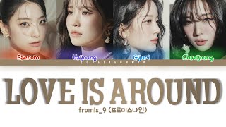 fromis_9 (프로미스나인) – Love is Around Lyrics (Color Coded Han/Rom/Eng) Resimi