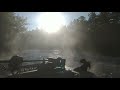 The morning run up the flambeau river in megalodon jet jon