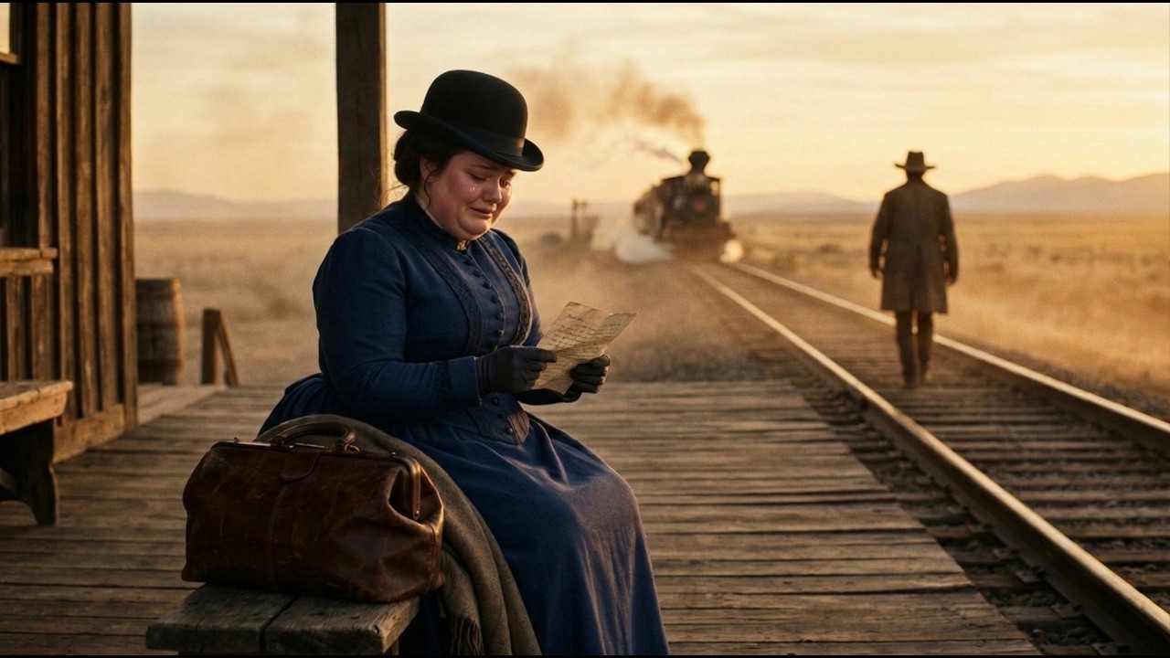 Novia “demasiado gorda” abandonada en la estación… un ranchero pobre se casó con ella ese día.