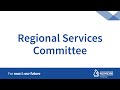 Regional services committee  130pm 8 may 2024