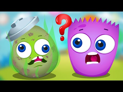 Учим Цвета и Формы с Оп и Боб: Грязный и Чистый - Занимательные Мультики для Детей