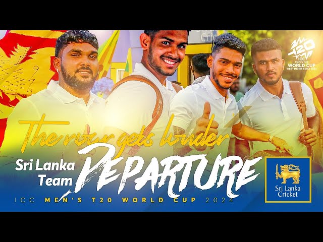 Lankan Lions are departing for the ICC T20 World Cup 2024 | wishes for a glorious return ❤🏆 class=