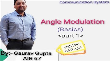 15.)Angle Modulation(part-1)|Introduction To Angle Modulation BASIC|COMMUNICATION SYSTEM|CAREER EASY