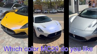 Which Maserati MC20 color do you like best?