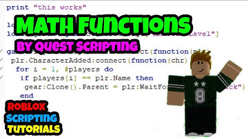 Roblox Studio Beginner Scripting Tutorial #5 - Math Functions (Of All The Functions!)