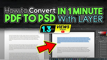 How to Convert PDF to PSD with Layers Online & Free Without any Software in 1 Minute | Aroundthealok