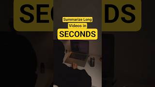 How to Summarize Long YouTube Videos with AI #howto #30secondtutorial #youtubeshorts