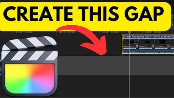 HOW TO CREATE THE GREY GAP (SPACE) IN FINAL CUT PRO