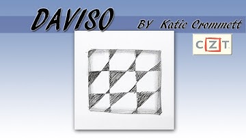 如何畫一般圖樣How to draw the Tangle Pattern DAVISO