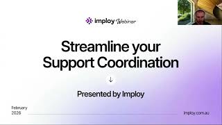 Webinar: Streamlining Support Coordination with Imploy