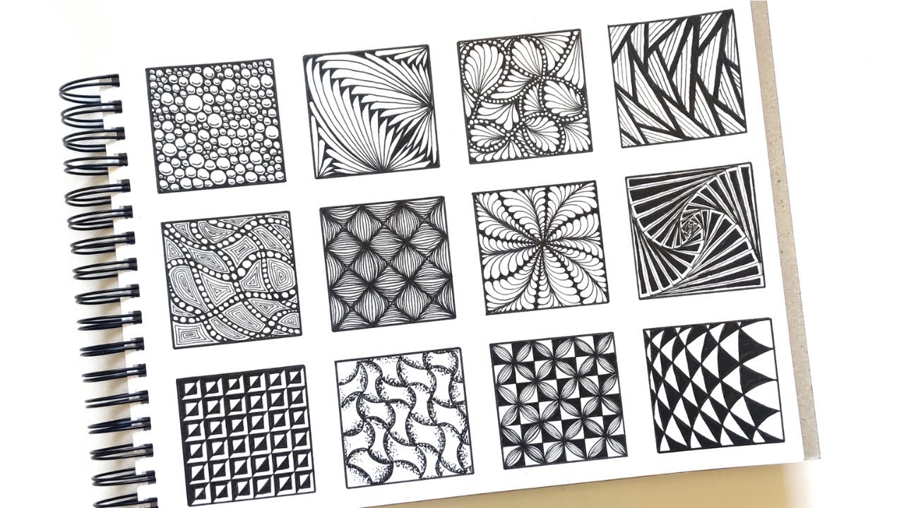 Zentangle® Patterns  Zentangle patterns, Zentangle, Pattern