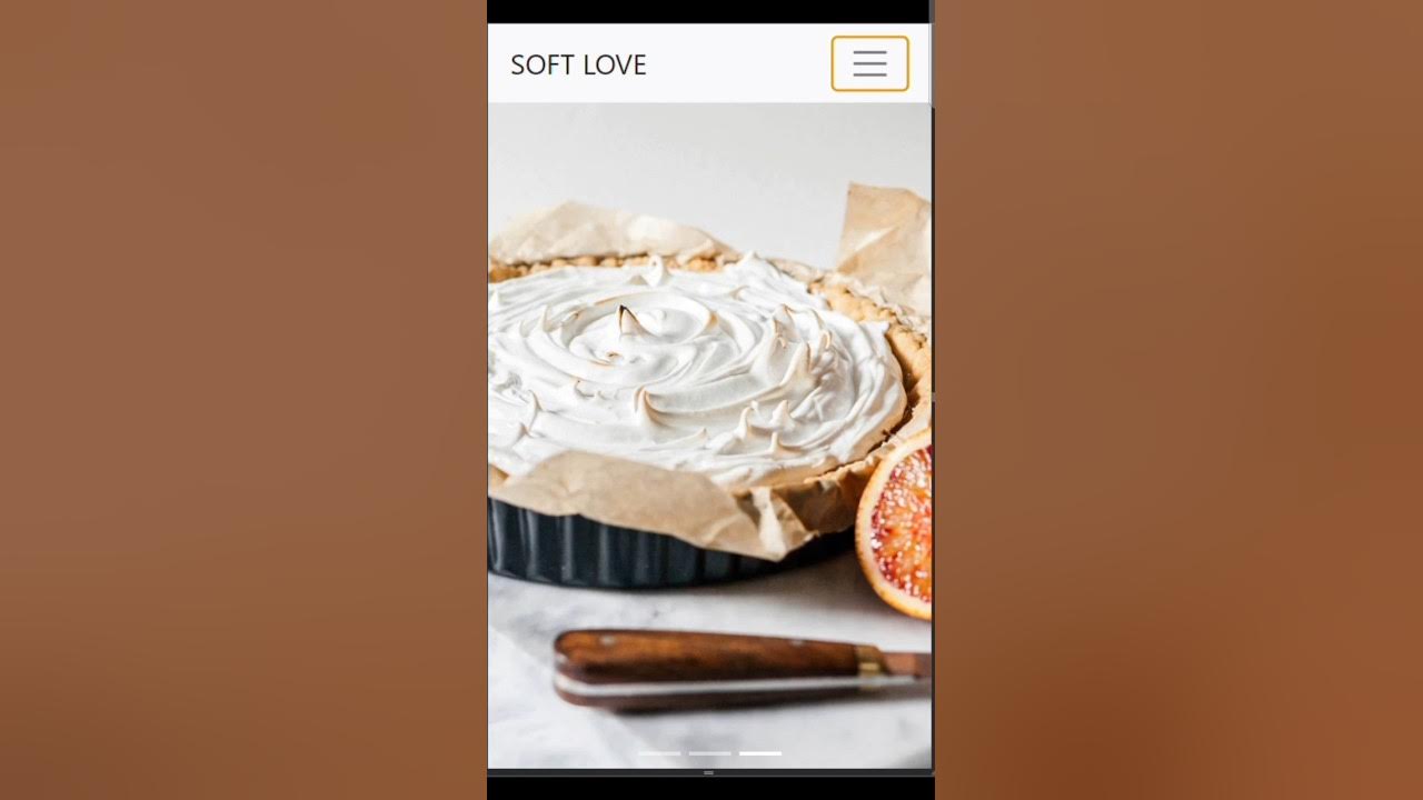 #viral #shorts Responsive cake shop website using html css and ...