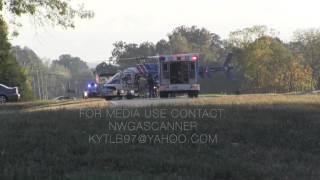 Life Force lands on Gore Subligna Road after crash in Summerville, GA
