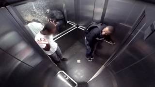 Diarrhea in the elevator Prank
