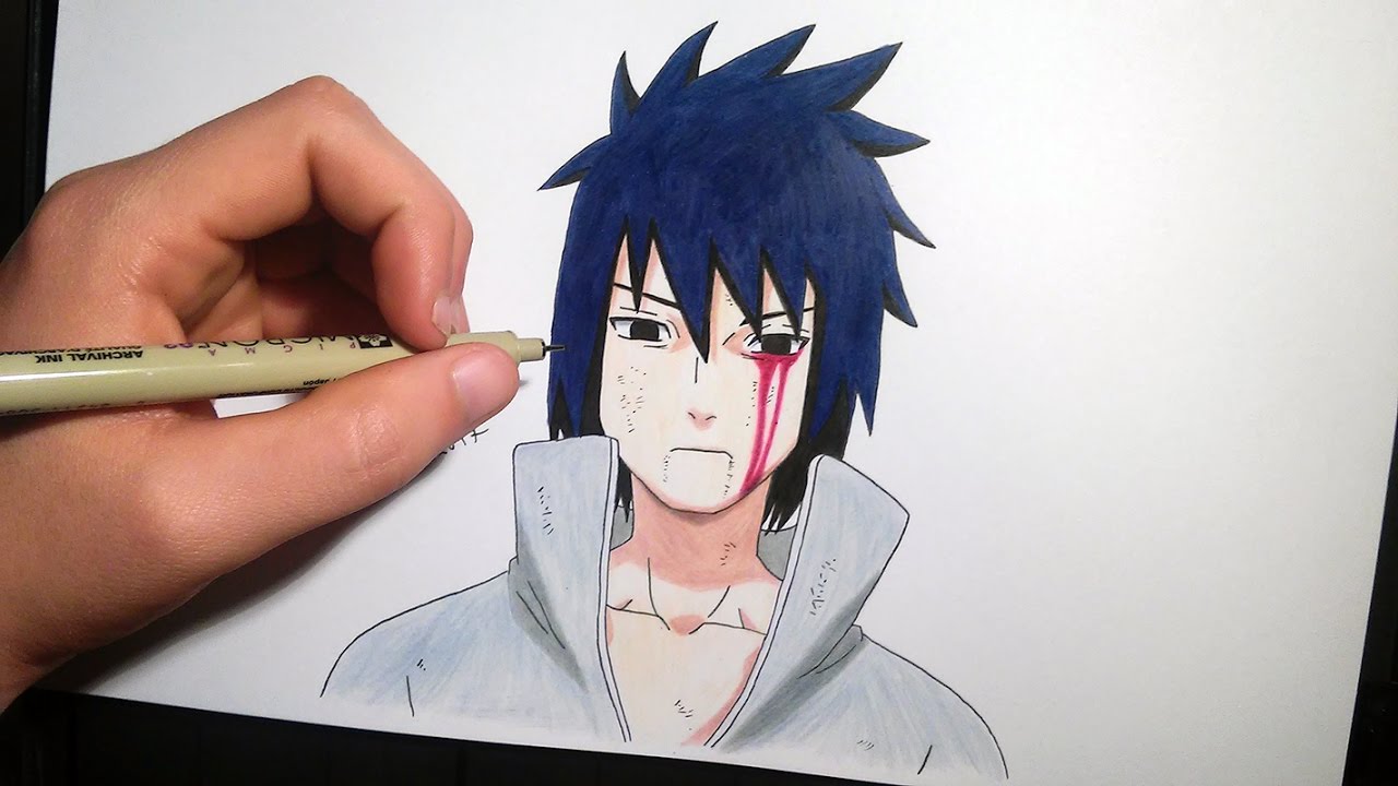 Speed Drawing SASUKE UCHIHA (Drawing Naruto Shippuden) Drawing