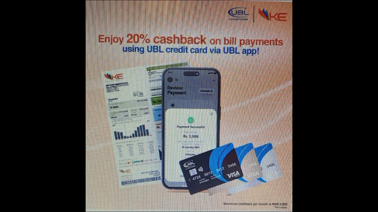 20% Cash 💰 Back on K-Electric bill! So what are you waiting for ! Hurry up 🏃‍♀️ 🤩💫