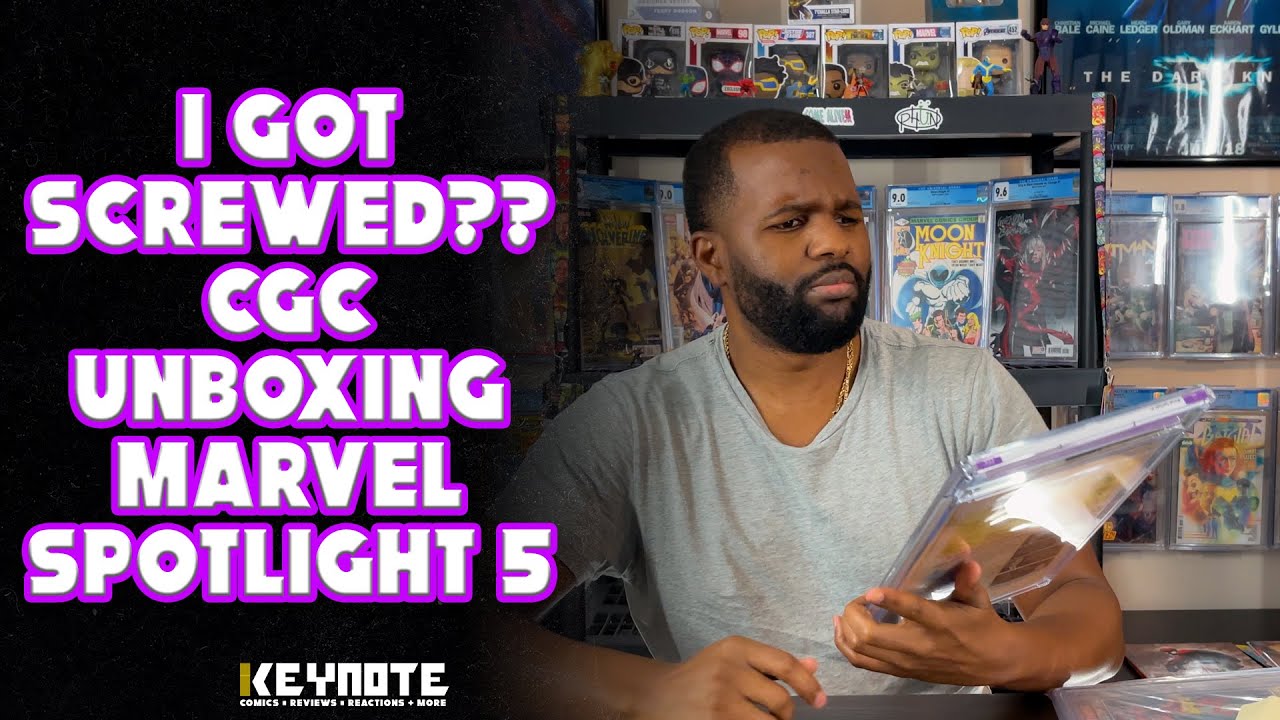 I Got Screwed? Marvel Spotlight 5 CGC Unboxing | Keynote Unboxing