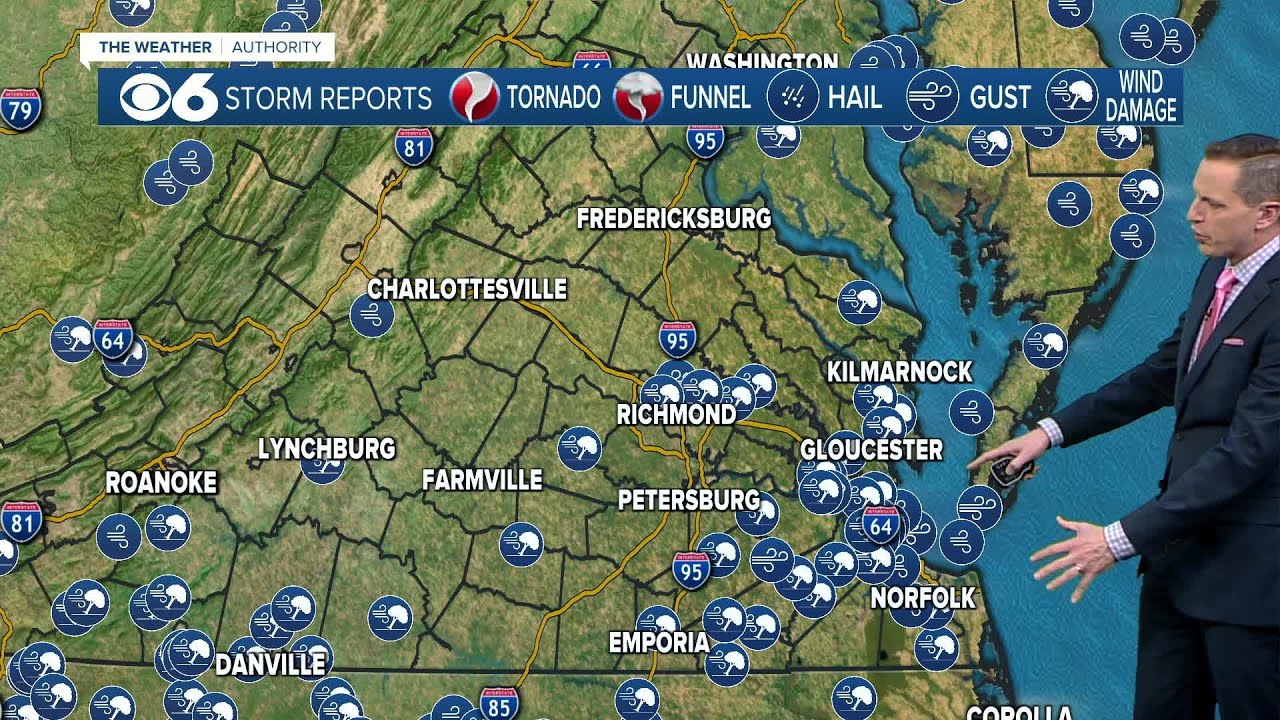 A look at Virginia storm damage reports from system that triggered ...
