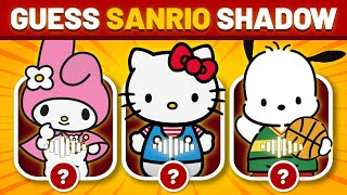 Guess the character by the shadow and voice line quiz - Sanrio | hello kitty, my melody, kuromi