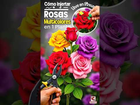 Cómo INJERTAR ROSAS