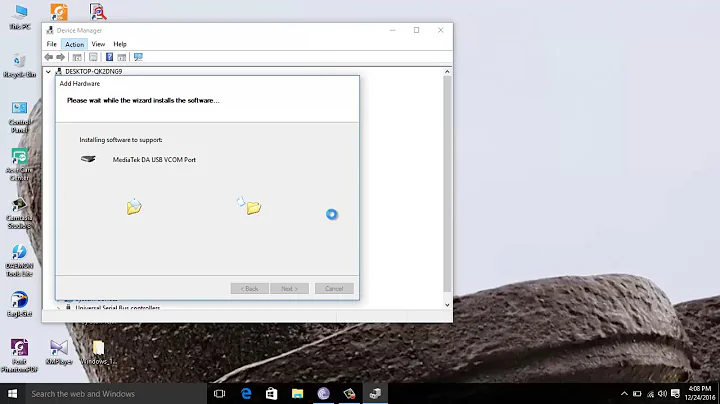 Installing MTK 65XX Drivers for Windows