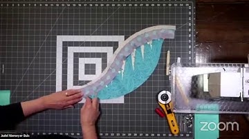 Adding the Vein and Assembly of the Tea Time Placemats