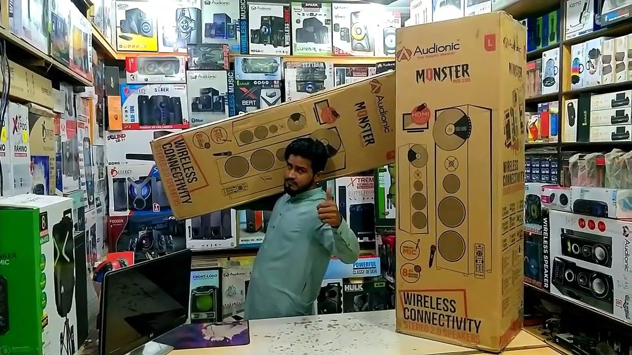 Ms230 - Audionic Monster Tower Speaker - Best Sound System For 2024 - Mr KBM #1