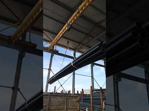 Погрузка напорных ПНД