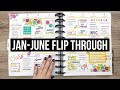 Big Happy Planner Flip Through - January through June 2020 // Looking Back through my Spreads!