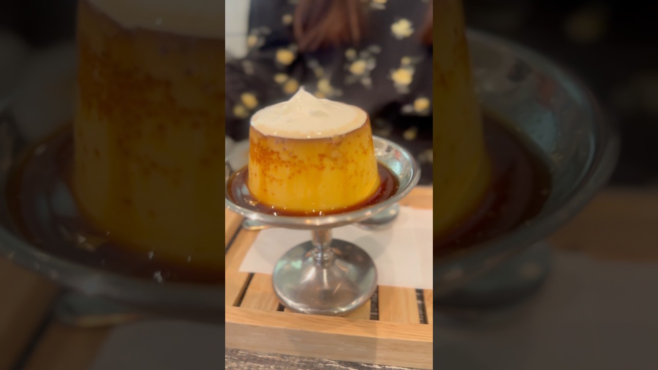 プリンプリン🍮🍮#プリン #pudding #cafe