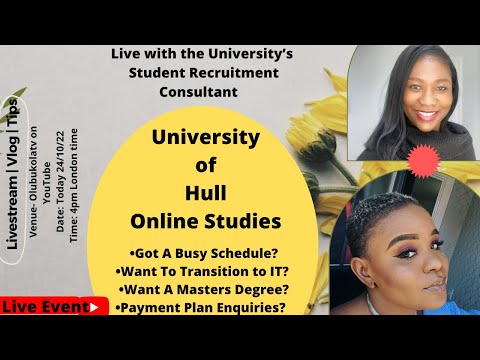 Bag Your Masters Degree Whether On A UK Visa or From Your Country|University of Hull Online Studies