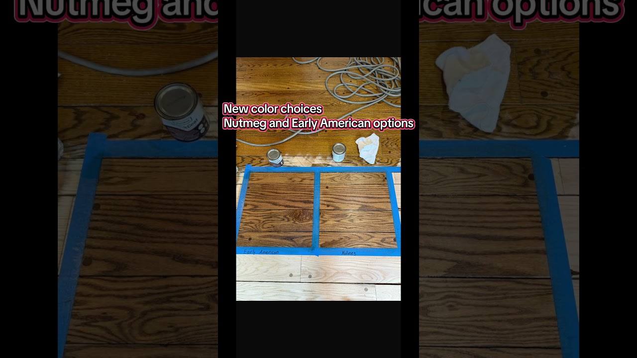 Restoring water damaged and worn down floor. 