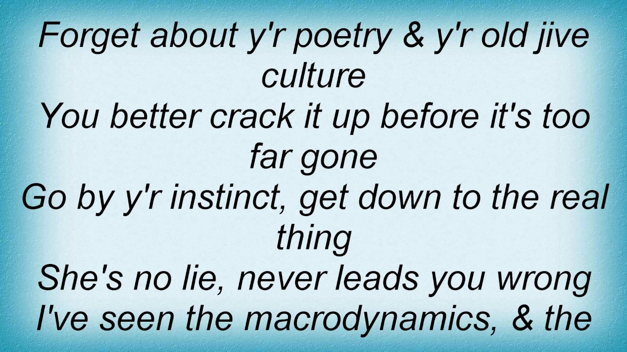 Herman Brood Rock & Roll Junkie Lyrics YouTube