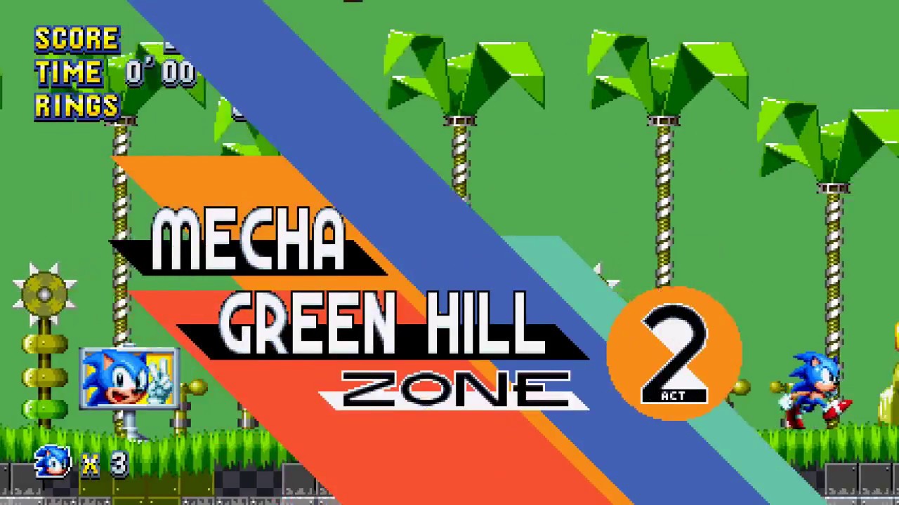 Sonic Mania Mod Mecha  Green Hill Zone