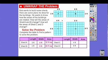Problem Solving - Area of Rectangles - Lesson 11.7