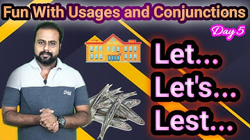 kerala psc ldc 2021 use of usages conjunctions Let.. Let